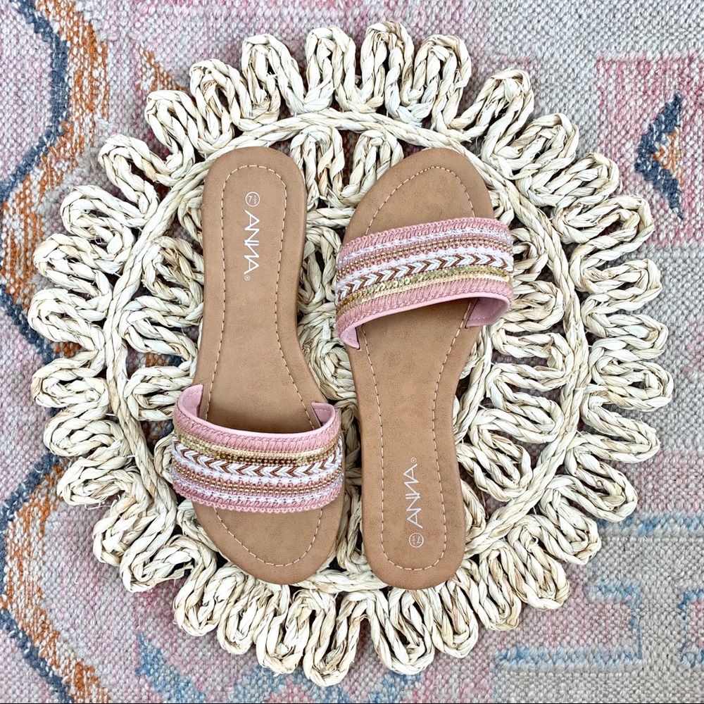 ✨ Final Price- Embellished Slip On Sandals - Picture 4 of 4
